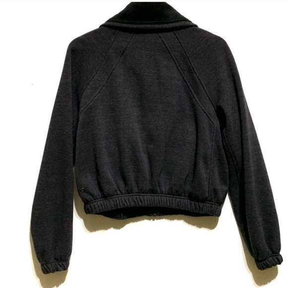 Lululemon Plush Times Women's 6 Fleece Lined Full Zip Jacket Bomber - Picture 5 of 6